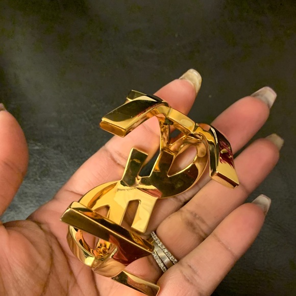 ‼️pending‼️YSL monogram cuff small sz interlocking - Picture 3 of 6